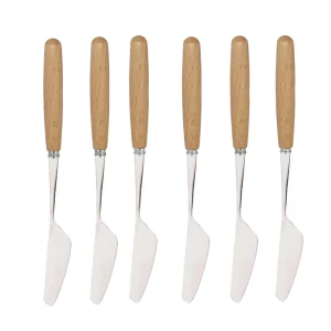کارد صبحانه خوری طرح چوبی